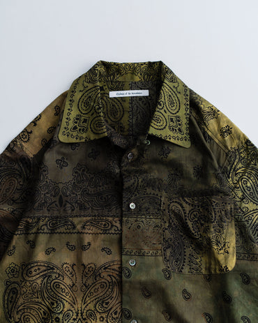 Children of the discordance / BANDANA PATCH WORK SS SHIRT -Sun Fade-