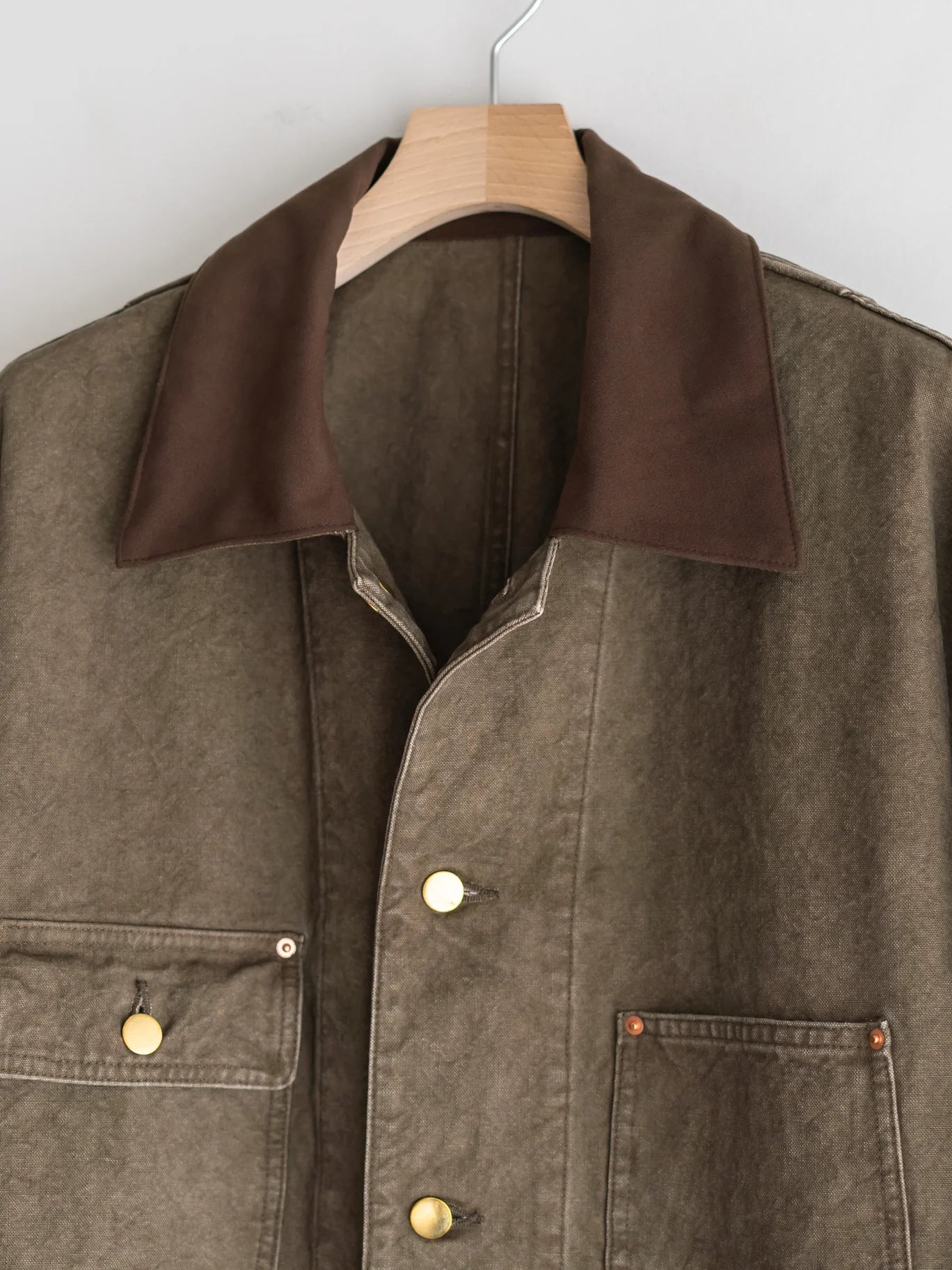 URU 25SS COTTON CANVAS - COVERALL JACKET