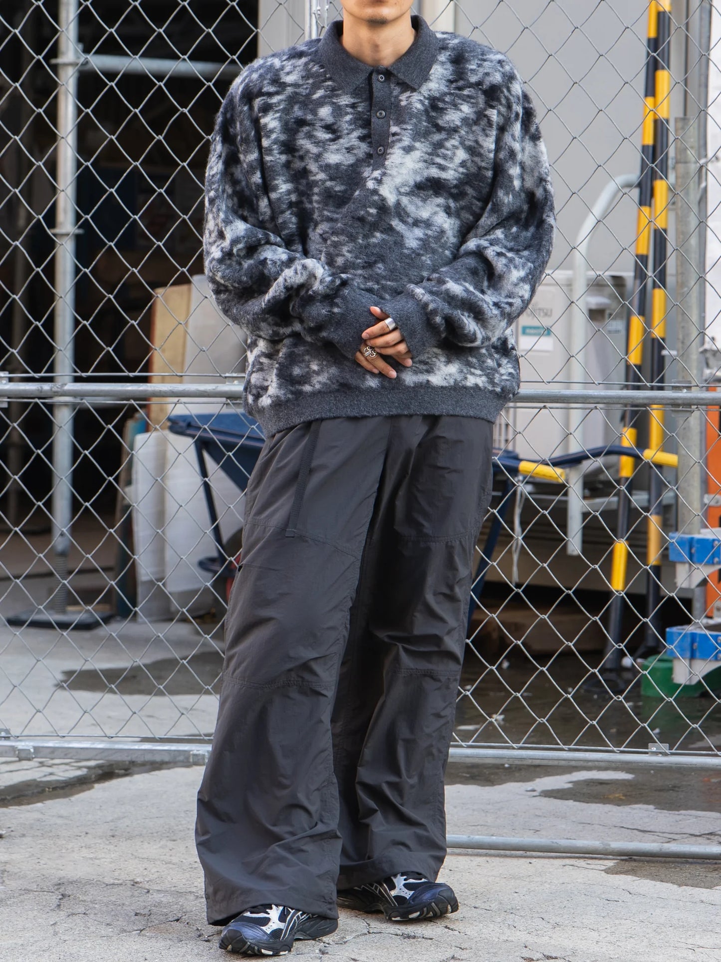 SandWaterr 25AW ORGANIZED WIDE EASY PANTS / RIPSTOP NYLON