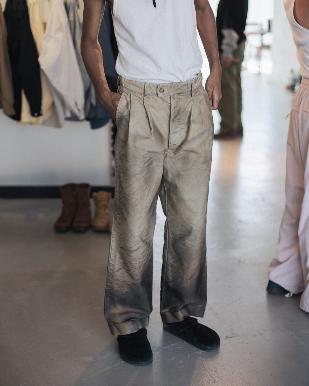 refomed 25SS NEXT MAN MOLESKIN PANTS