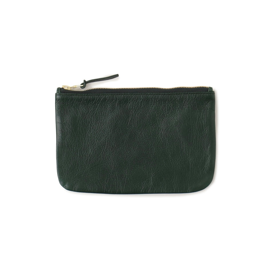 I.C.T. / LEATHER TRAVEL POUCH