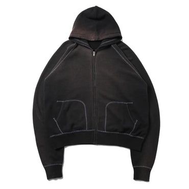 HERILL / Zip Up Hooded Sweat Shirt