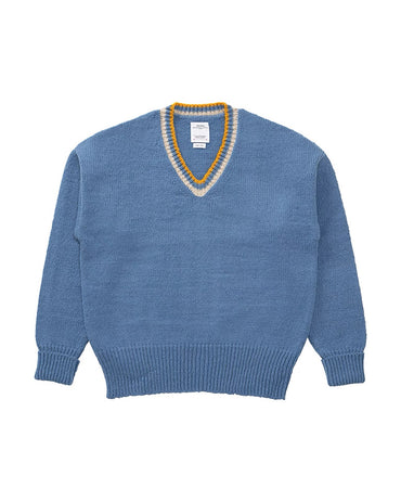 visvim 25AW COLLEGE V-NECK KNIT