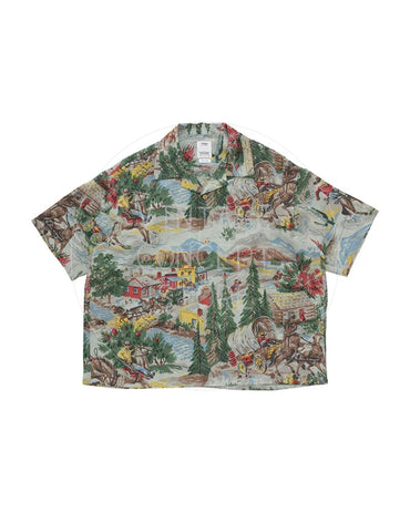 visvim 25SS CROSBY SHIRT S/S (WASHI CHIRIMEN)