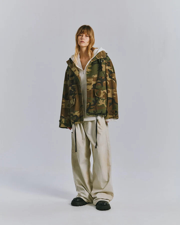 ANCELLM 26AW CAMO OVER HOODIE