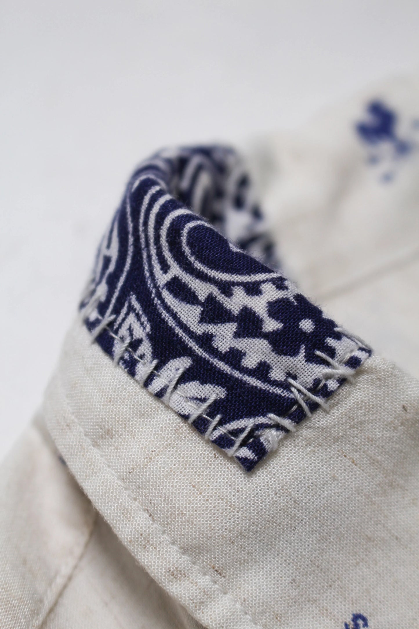 BOWWOW 25SS WEATHERVANE BANDANA REMADE SHIRT
