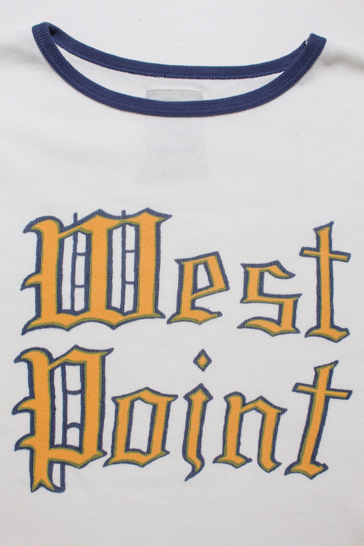 BOWWOW 25SS WEST POINT LOGO RIBBED SS CS