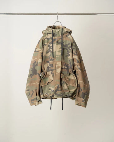 ANCELLM 26AW CAMO OVER HOODIE