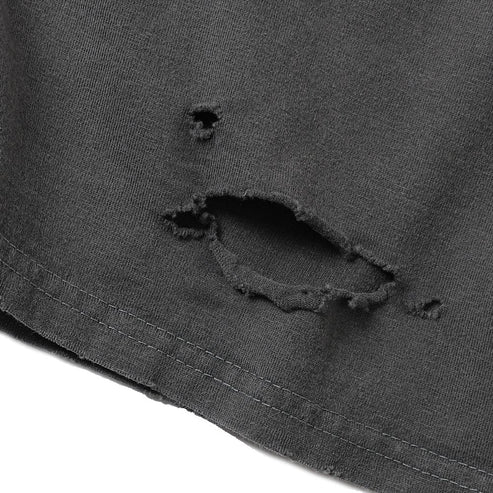 marka 25SS CREW NECK DAMADED TEE ORGANIC COTTON