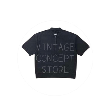 visvim 26SS MONDO HENLEY ZIP S/S DMGD