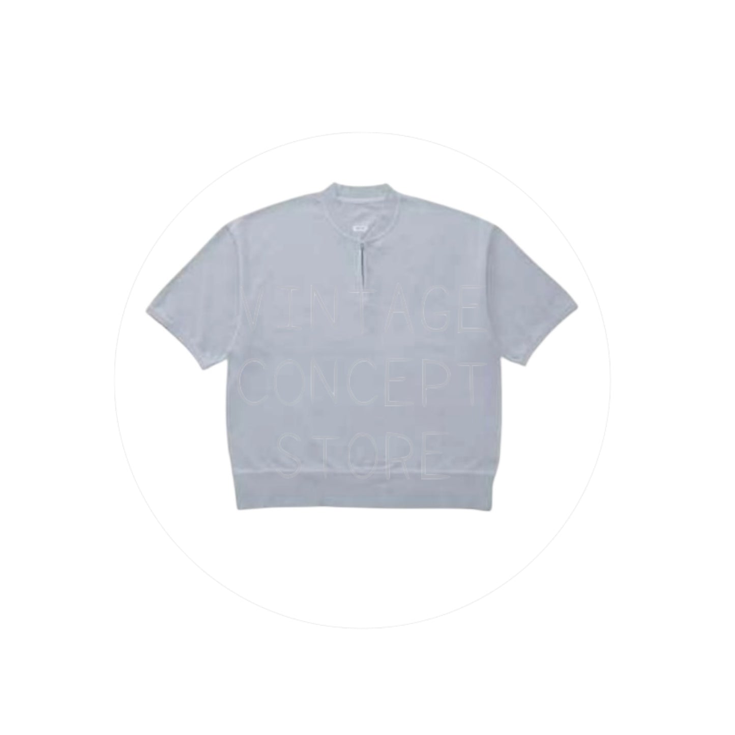 visvim 26SS MONDO HENLEY ZIP S/S DMGD