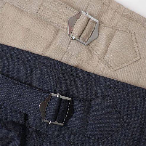 marka 25SS TWO TUCK MILITARY TROUSERS WOOL TROPICAL MELANGE