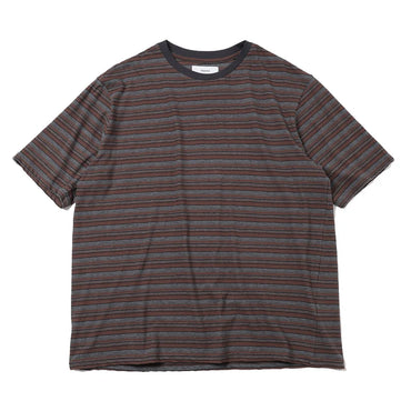 marka 25SS BORDER TEE ORGANIC x MELANGE