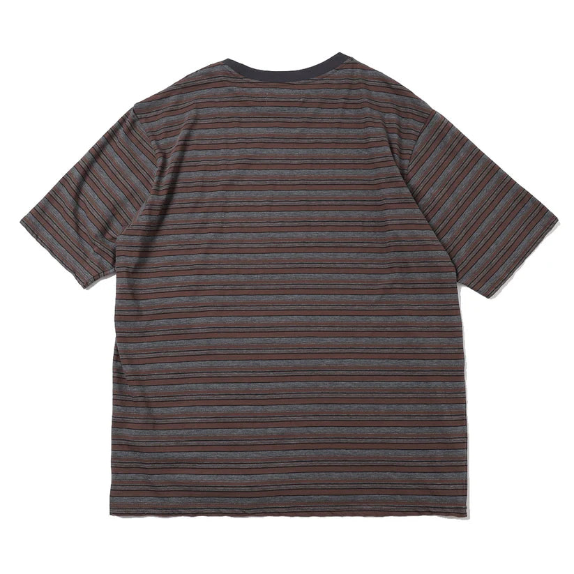 marka 25SS BORDER TEE ORGANIC x MELANGE
