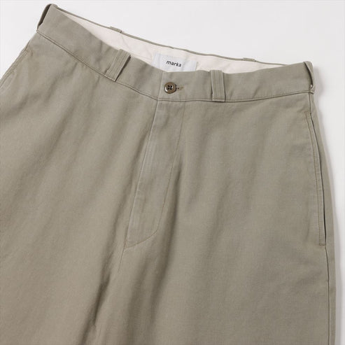 marka 25SS US.ARMY CHINO TROUSERS ORGANIC COTTON GABARDINE