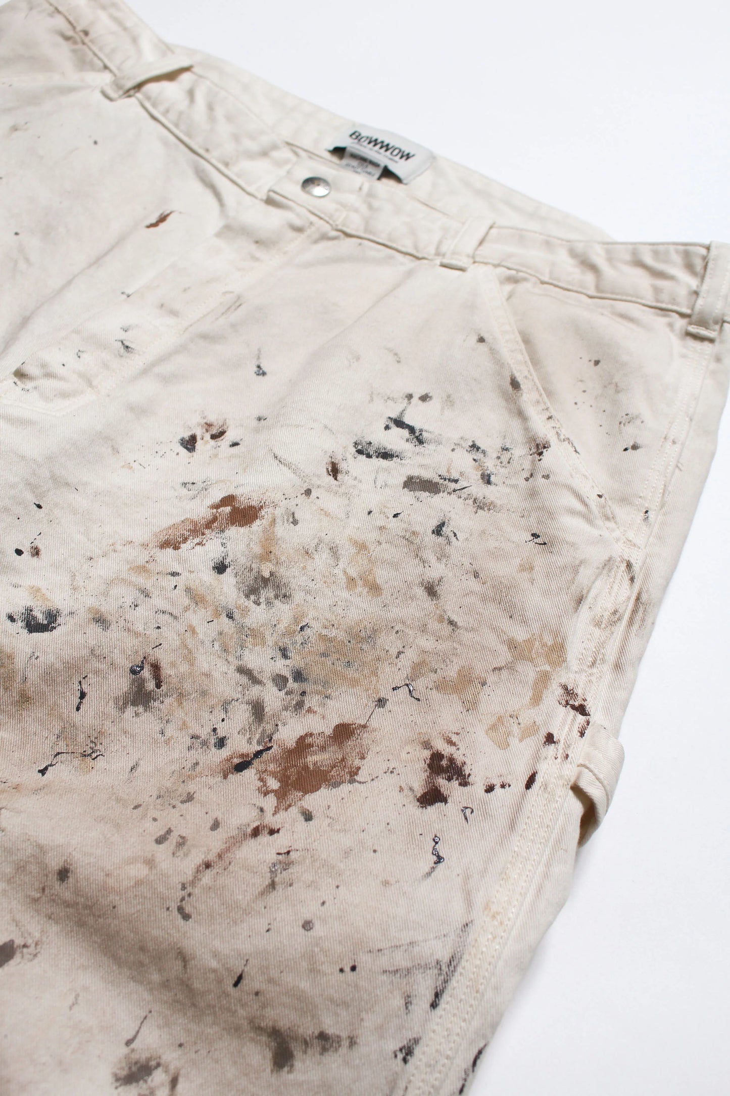 BOWWOW 25AW PAINTER'S PAINT STAINED PAINTER PANTS