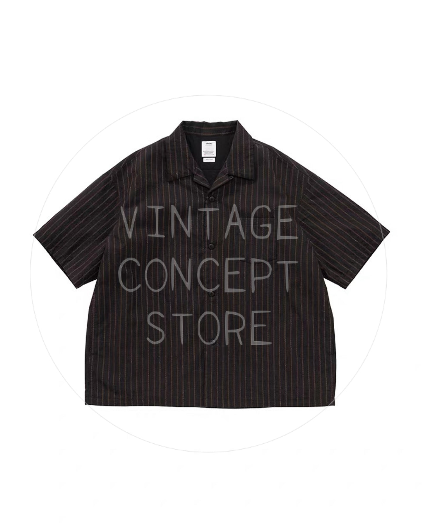 visvim 25AW WALLIS DOWN SHIRT S/S STRIPES