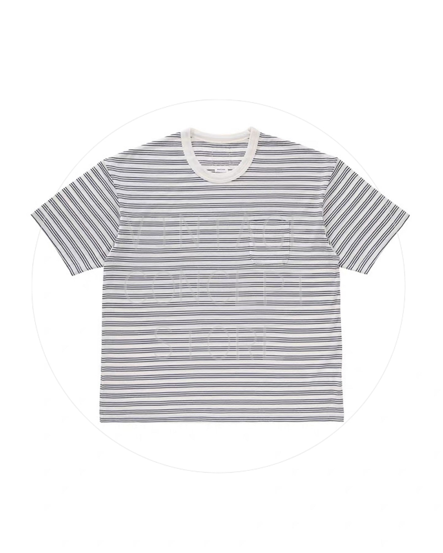 visvim 25AW JUMBO BORDER TEE S/S (SUPERFINE)