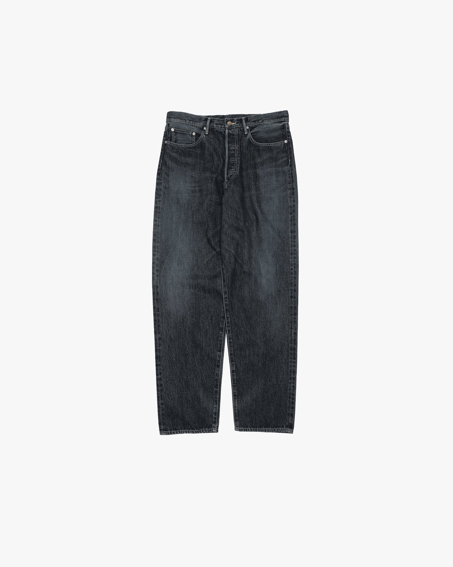 Graphpaper / Selvage Denim Five Pocket Tapered Pants -DARK FADE-