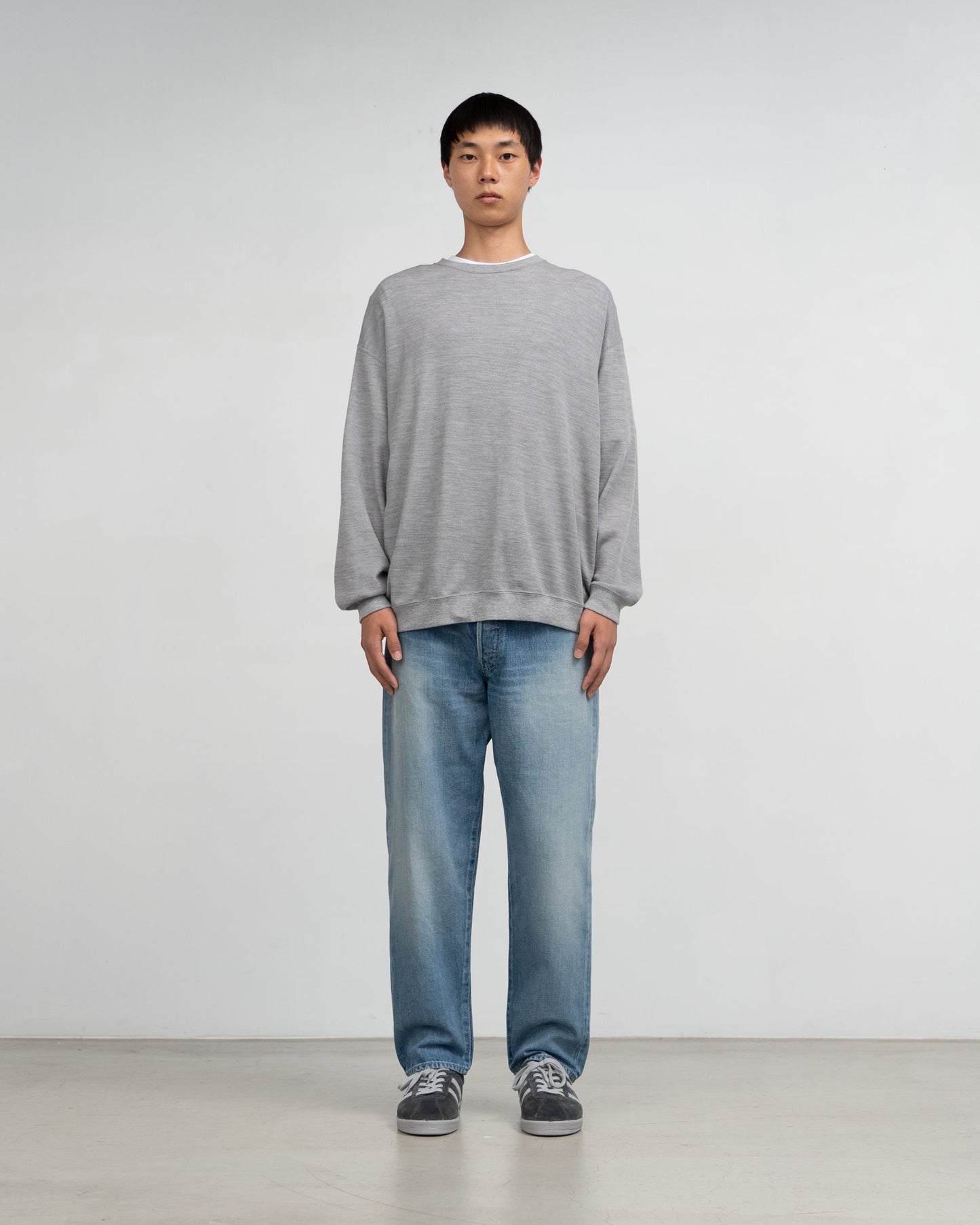 Graphpaper / Selvage Denim Five Pocket Tapered Pants -LIGHT FADE-