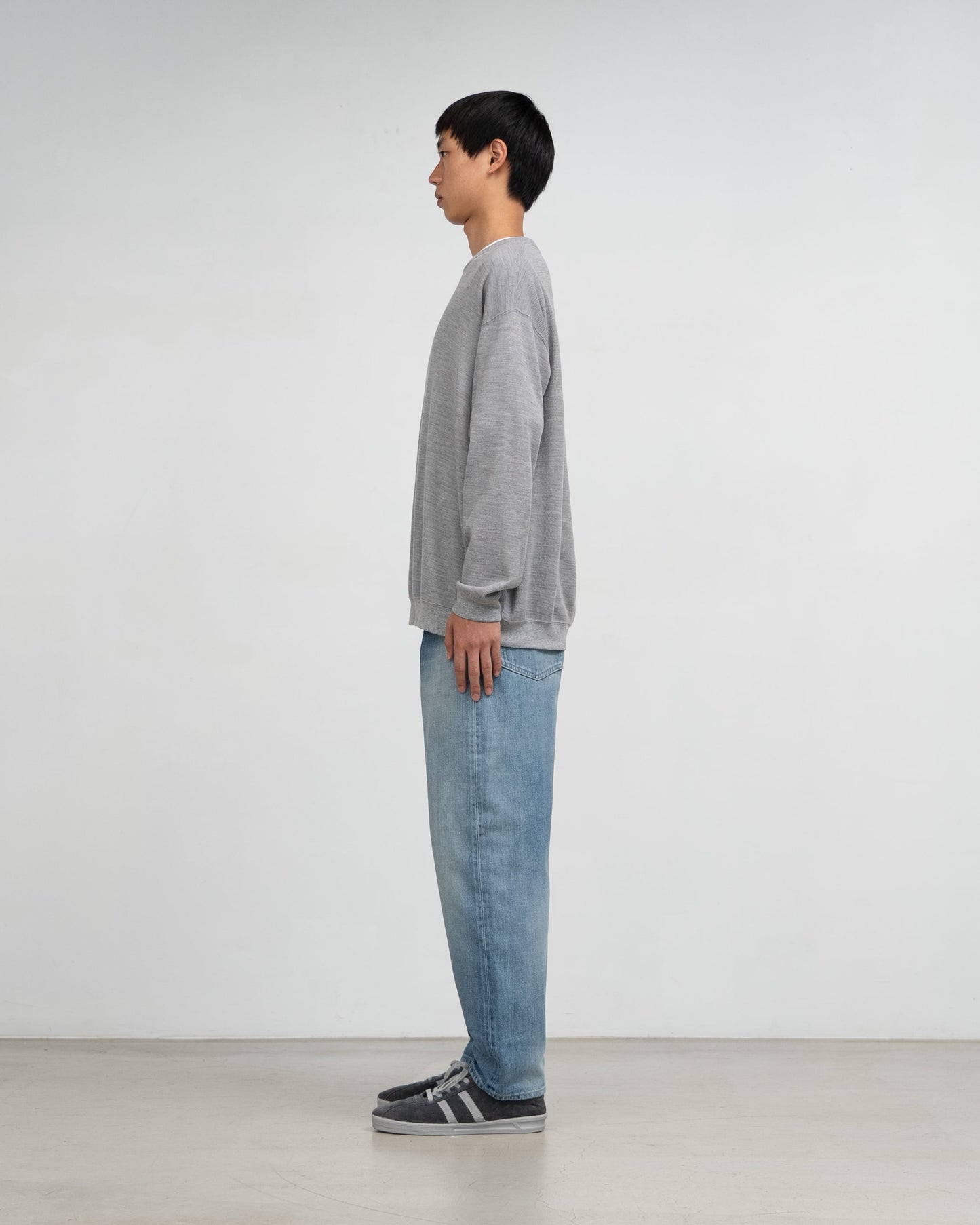 Graphpaper / Selvage Denim Five Pocket Tapered Pants -LIGHT FADE-