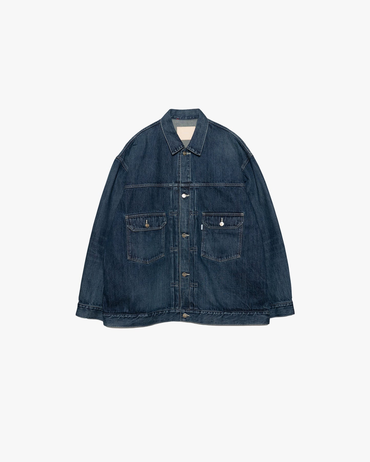 Graphpaper / Selvage Denim Jacket-DARK FADE-