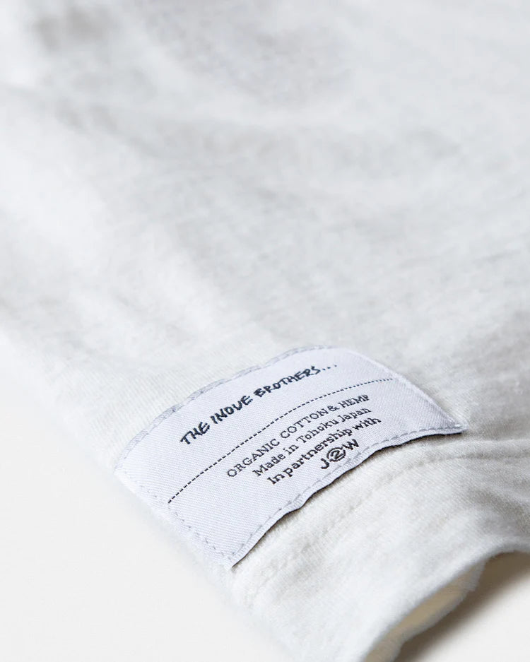 THE INOUE BROTHERS / Organic Cotton and Hemp T-shirt "No Wahara"