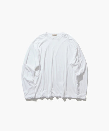 ATON 26AW FRESCA | LAYERED CREW NECK PULLOVER