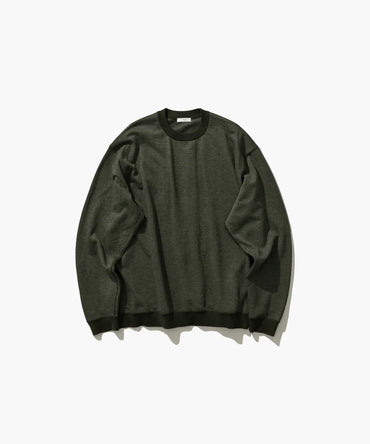 ATON 26AW COTTON CASHMERE JACQUARD | CREW NECK SWEATER