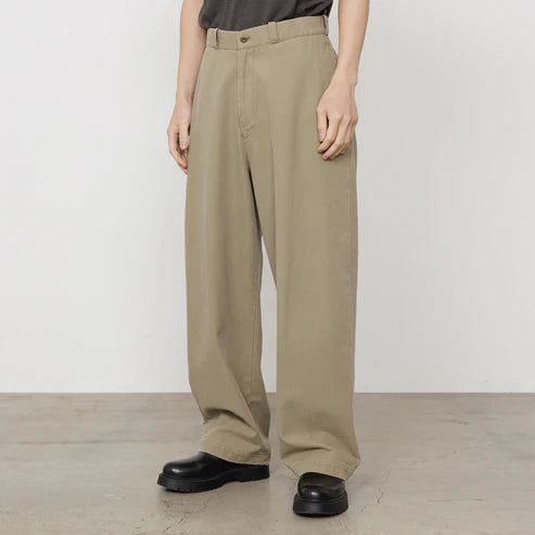 marka 25SS US.ARMY CHINO TROUSERS ORGANIC COTTON GABARDINE