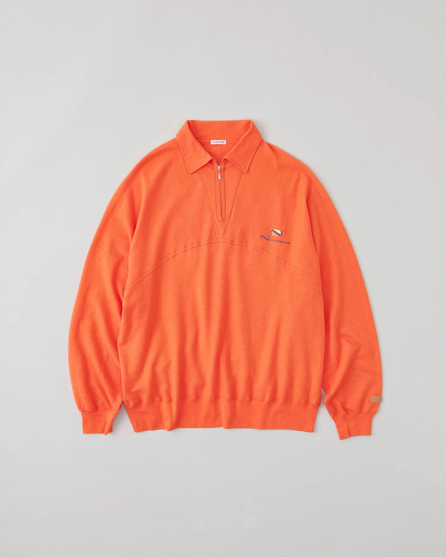 NICENESS 25AW R.PARADA / Lightweight Sweat Half-Zip Pullover