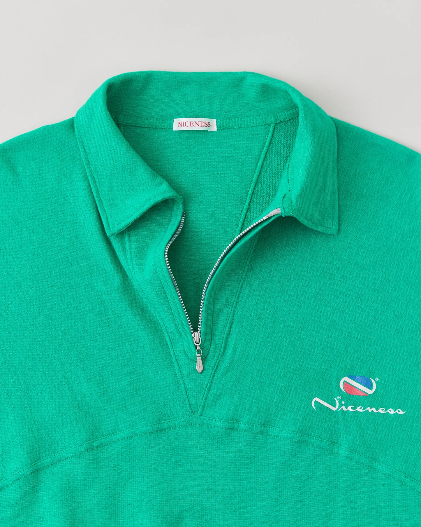 NICENESS 25AW R.PARADA / Lightweight Sweat Half-Zip Pullover