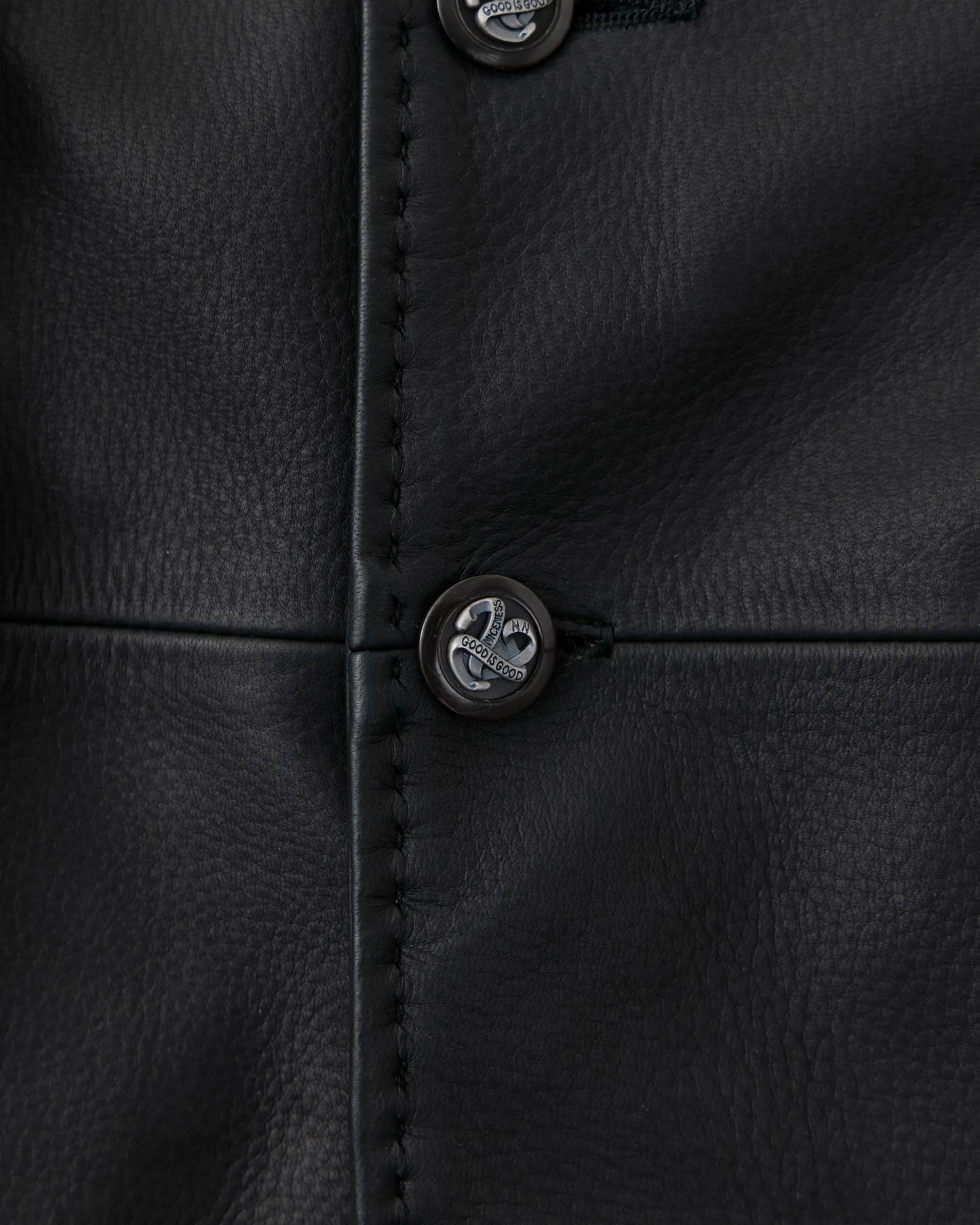 NICENESS 25AW KEENAN / Oiled Deer Leather Hunting Teba Jacket