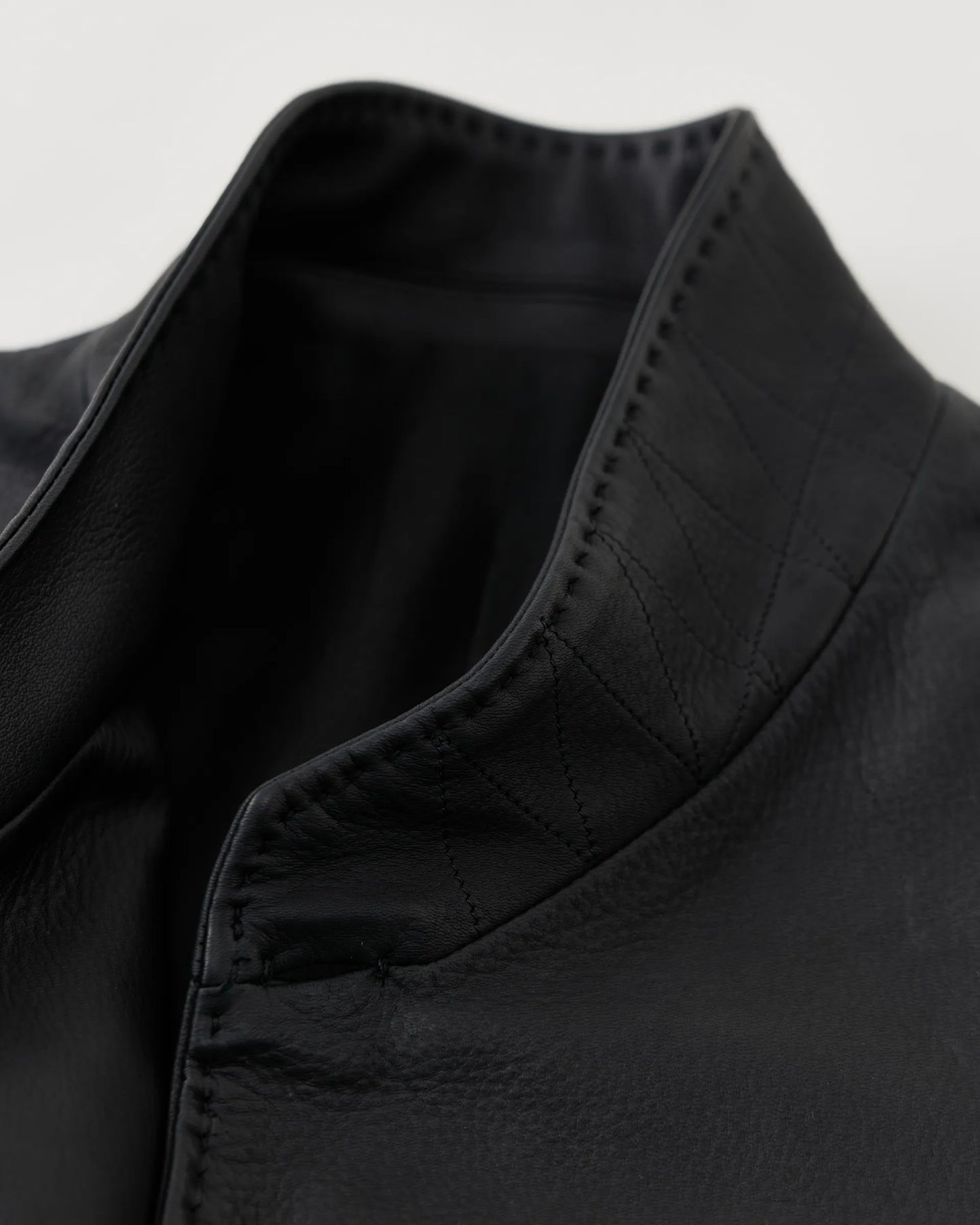 NICENESS 25AW KEENAN / Oiled Deer Leather Hunting Teba Jacket