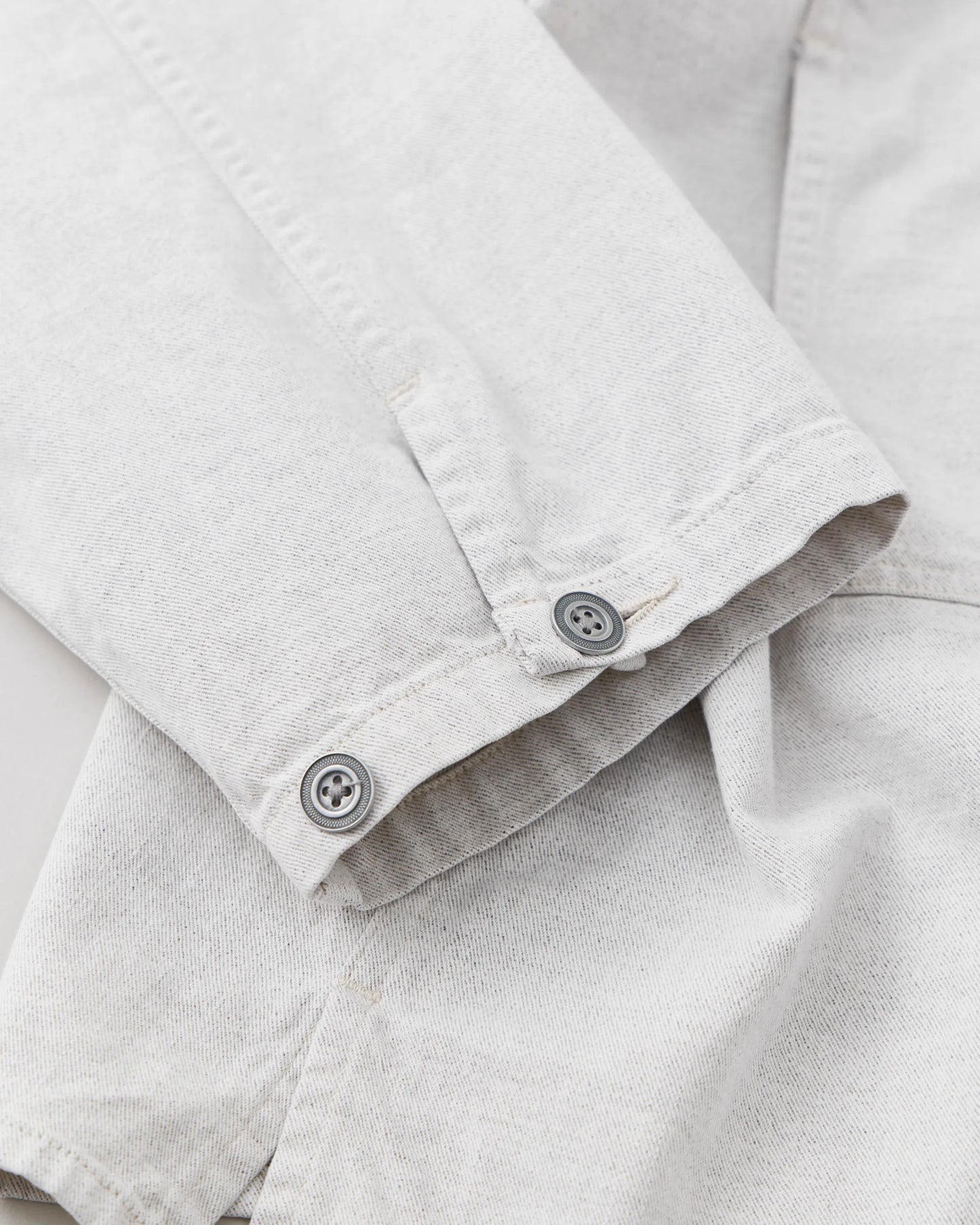 NICENESS 25AW M.COXON / Distressed Snow Denim Jacket
