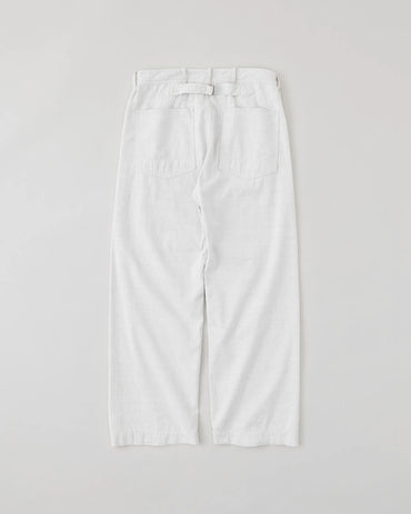 NICENESS 25AW M.MARR / Distressed Snow Denim Trousers