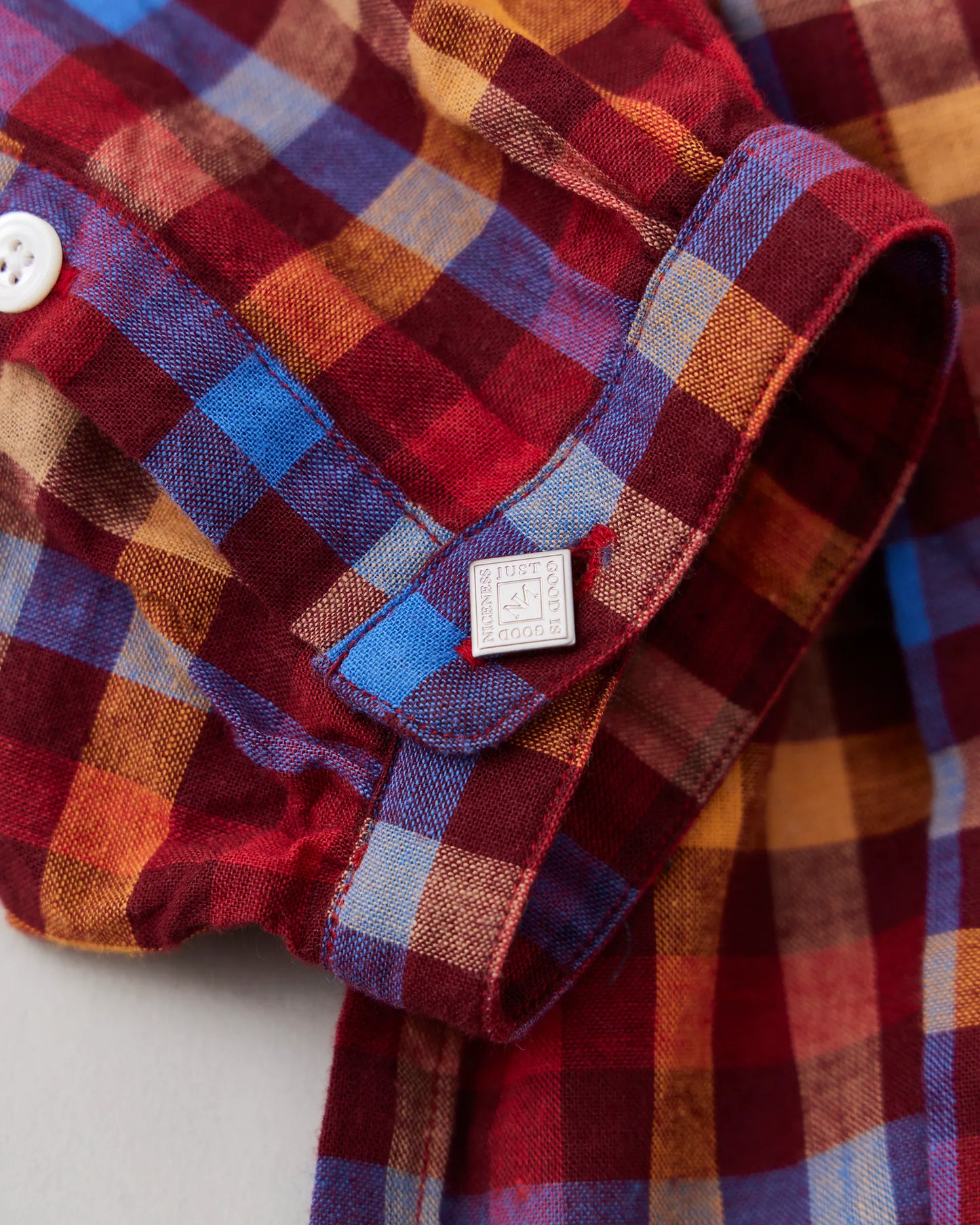 NICENESS 25AW LUCA / Deadstock Check Long Zip Pullover Shirt
