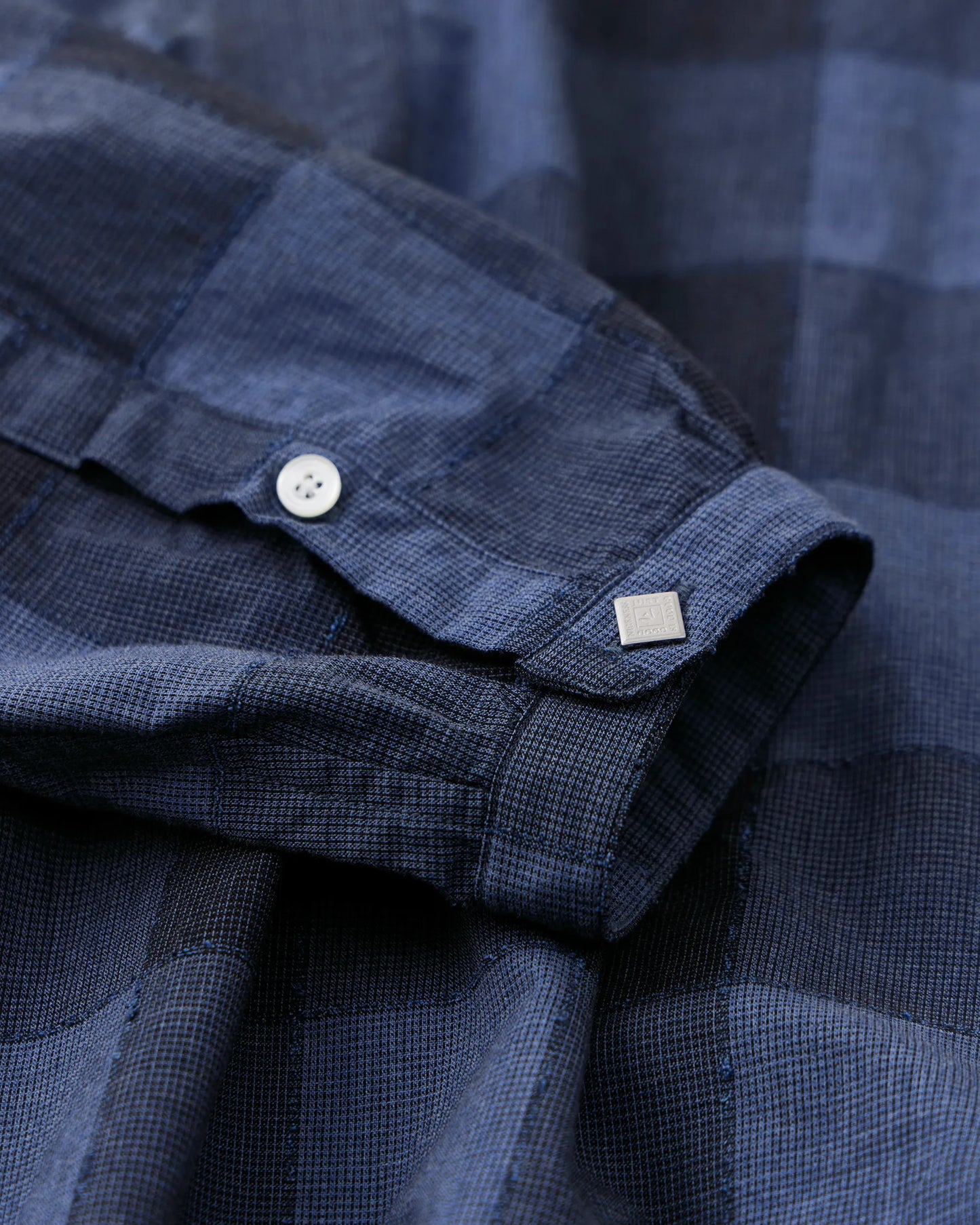 NICENESS 25AW LUCA / Deadstock Check Long Zip Pullover Shirt