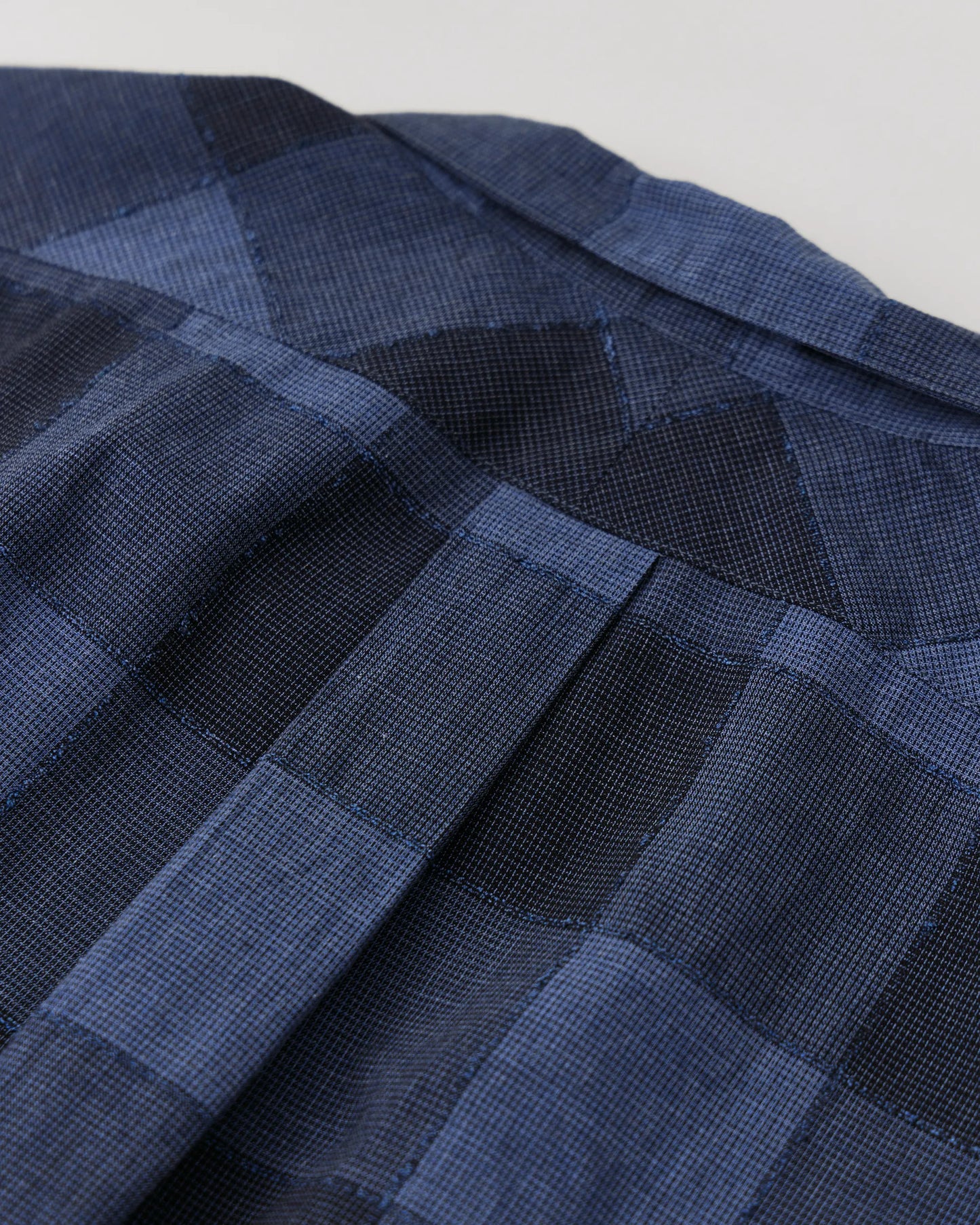 NICENESS 25AW LUCA / Deadstock Check Long Zip Pullover Shirt