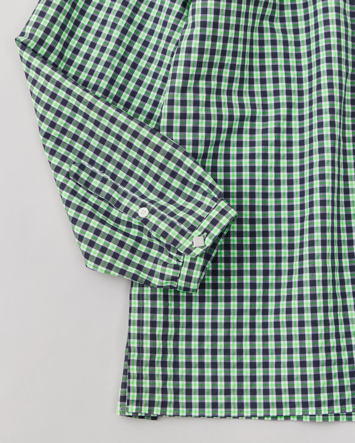 NICENESS 25AW G.LUCA / Deadstock Check Long Zip Pullover Shirt
