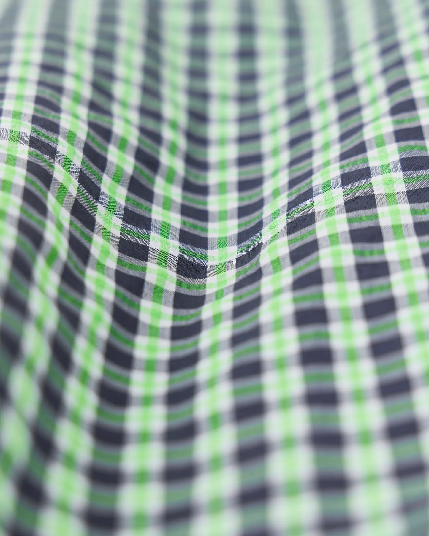 NICENESS 25AW G.LUCA / Deadstock Check Long Zip Pullover Shirt