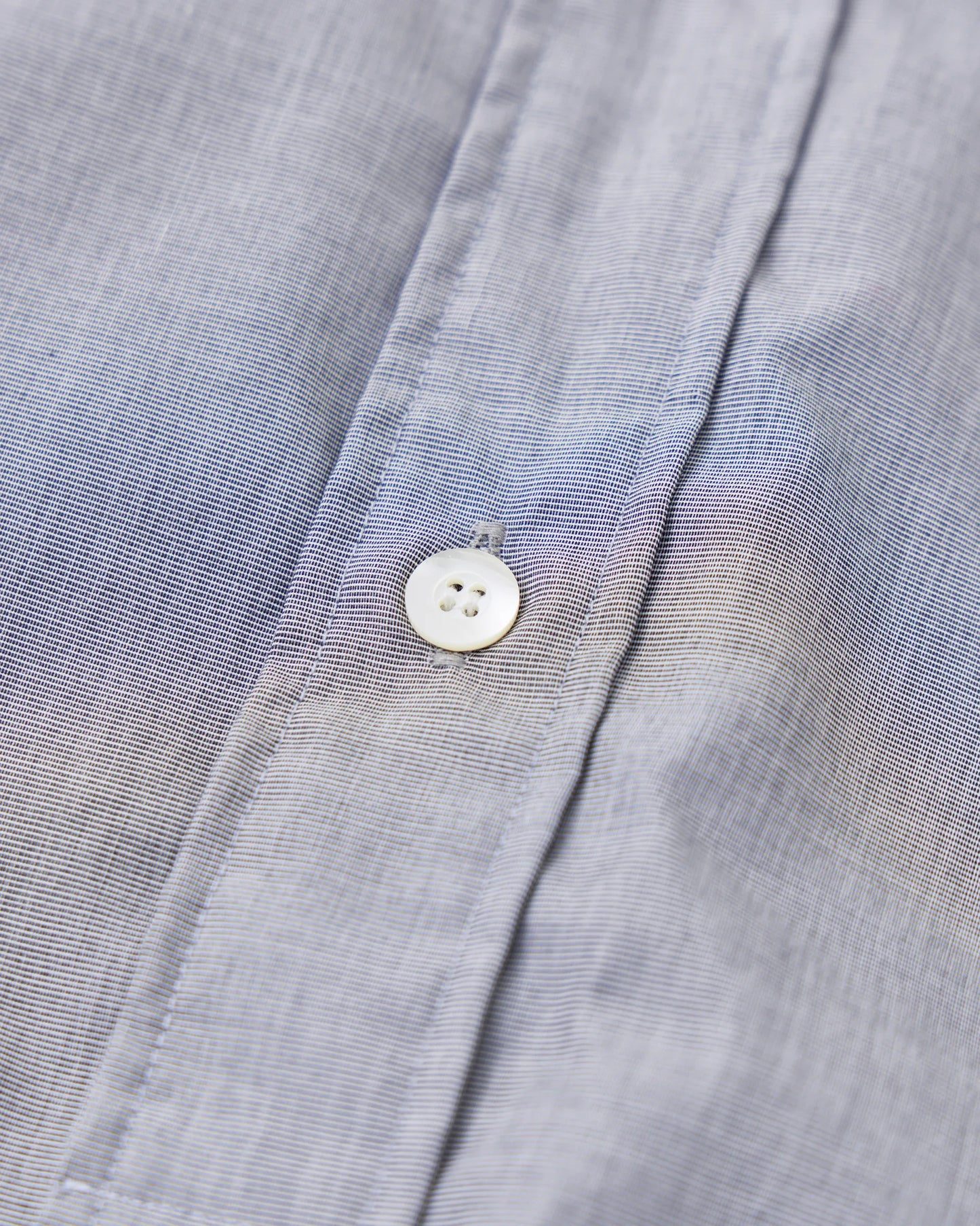 NICENESS 25AW C.IOMMI / End-on-End Chambray Detachable Collar Long Shirt