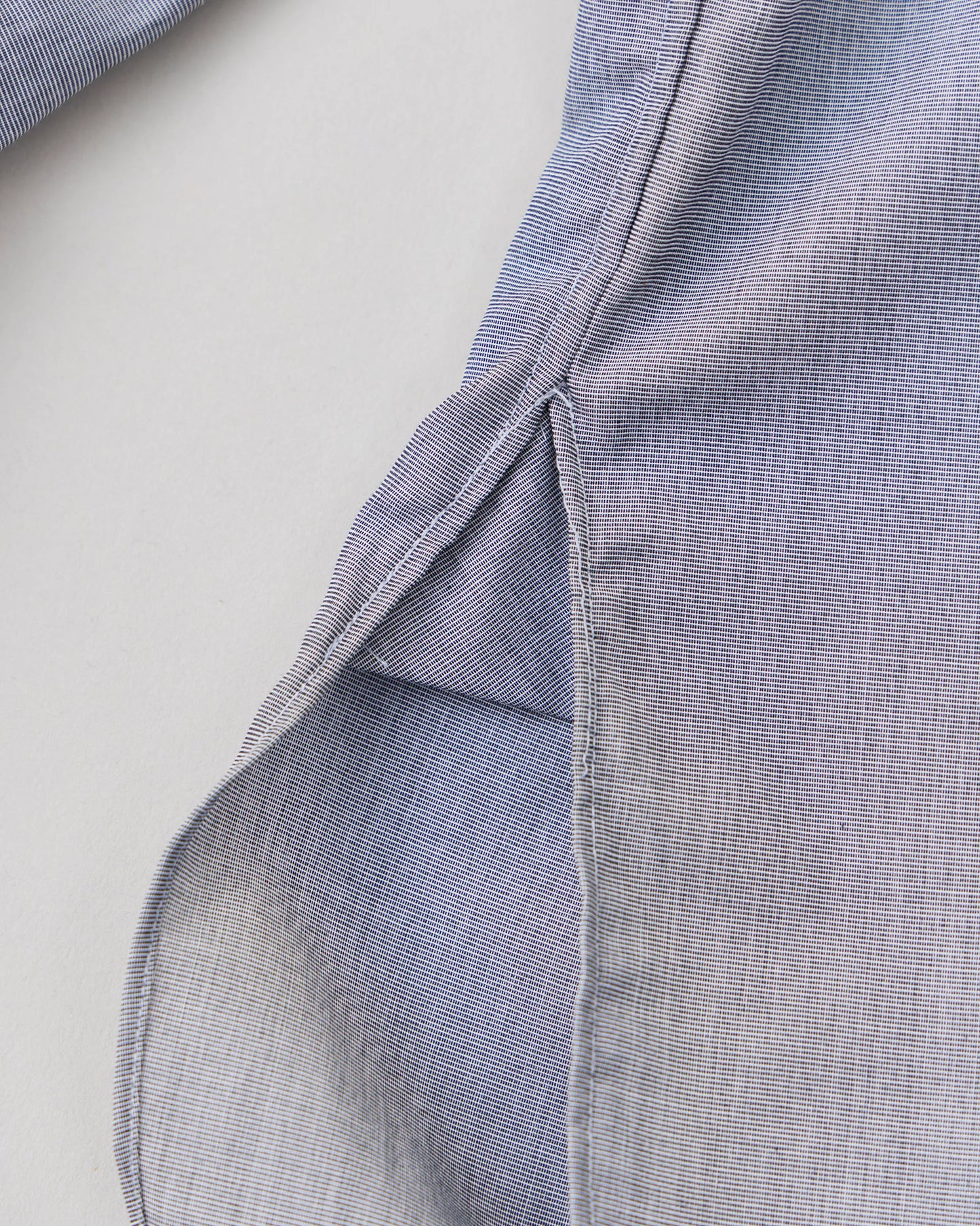 NICENESS 25AW C.IOMMI / End-on-End Chambray Detachable Collar Long Shirt