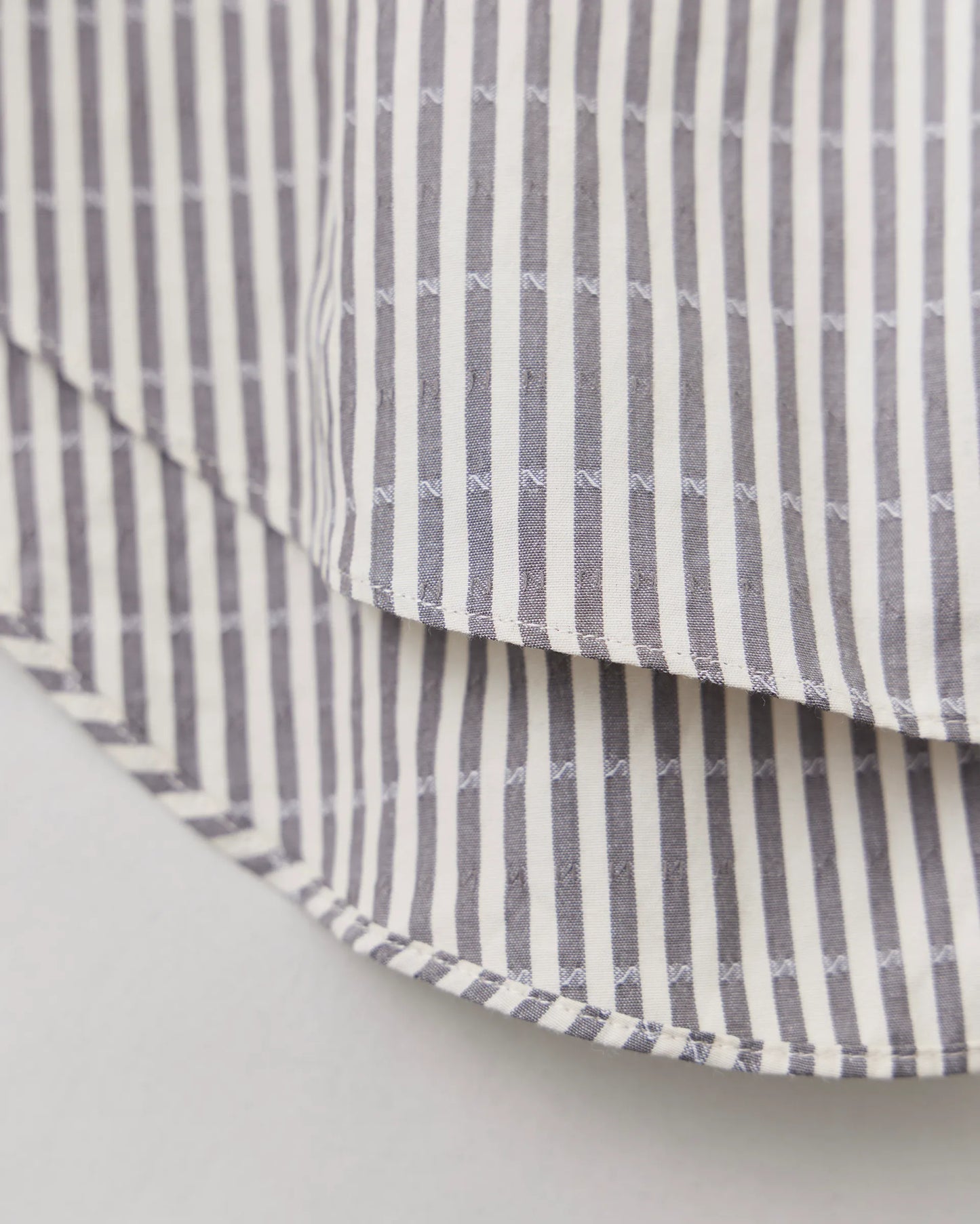 NICENESS 25AW CLEMENT / Dobby Stripe Regular Collar Dress Shirt