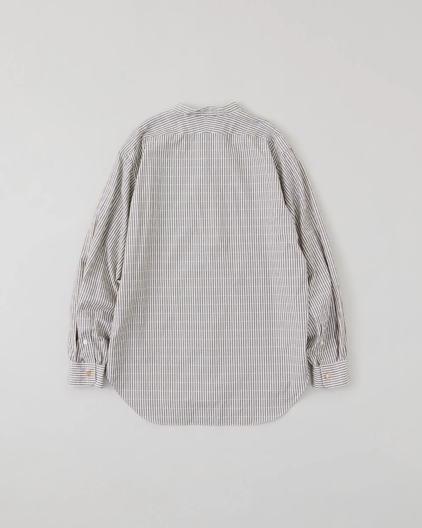 NICENESS 25AW MARC / Dobby Stripe Band Collar Dress Shirt