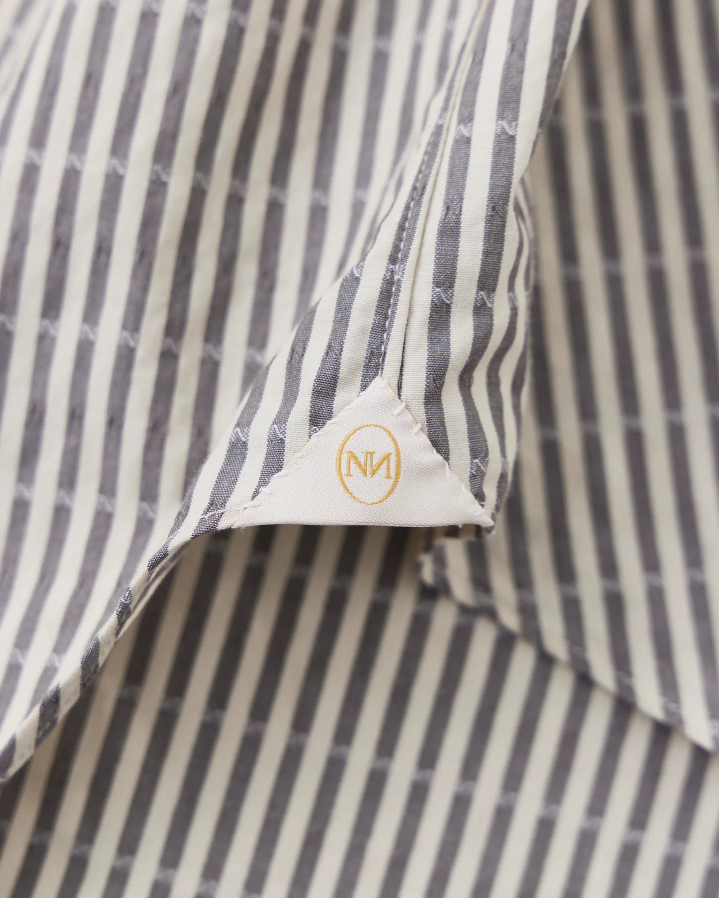 NICENESS 25AW MARC / Dobby Stripe Band Collar Dress Shirt