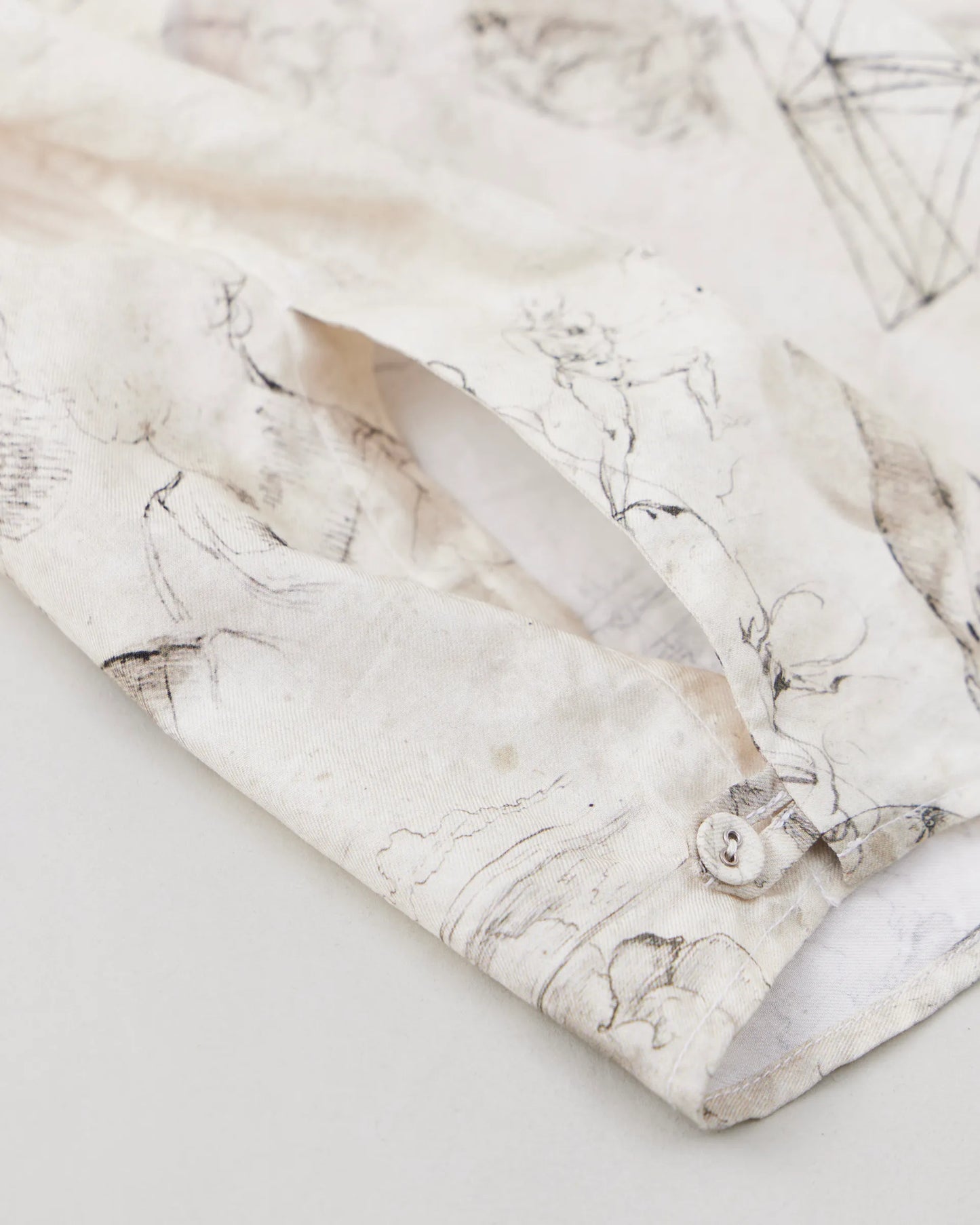 NICENESS 25AW V.CHAD / Printed Narrow Collar Shirt Jacket