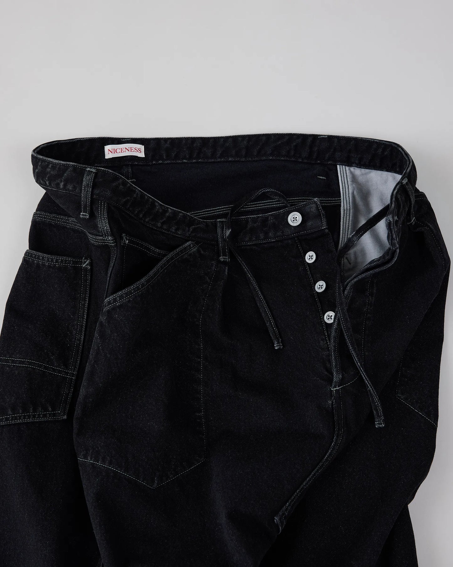 NICENESS 25SS B.STU / Aged Effect Baggy Shorts