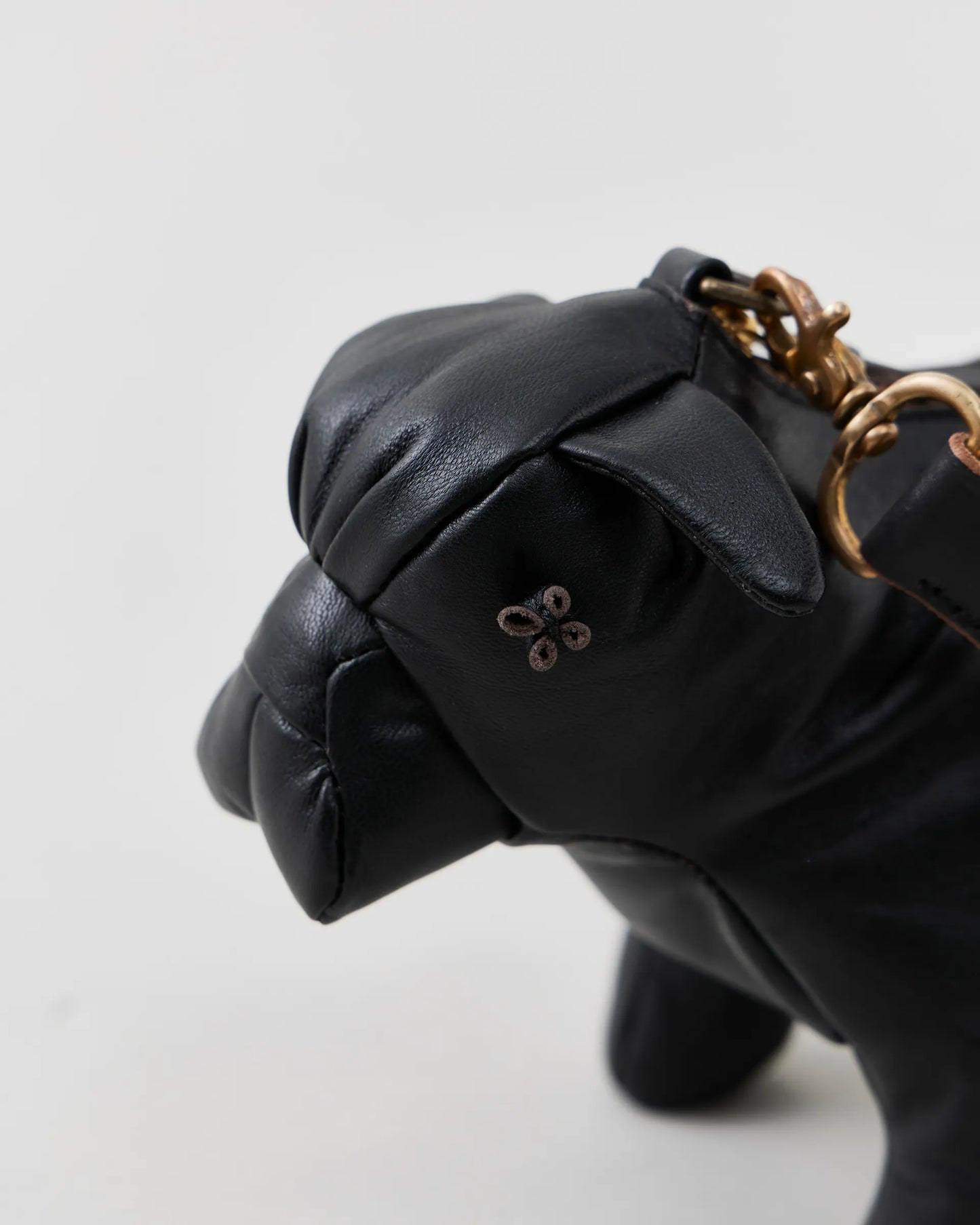NICENESS 25AW B.CHESTY / Brown Core Lamb Leather Animal Bag