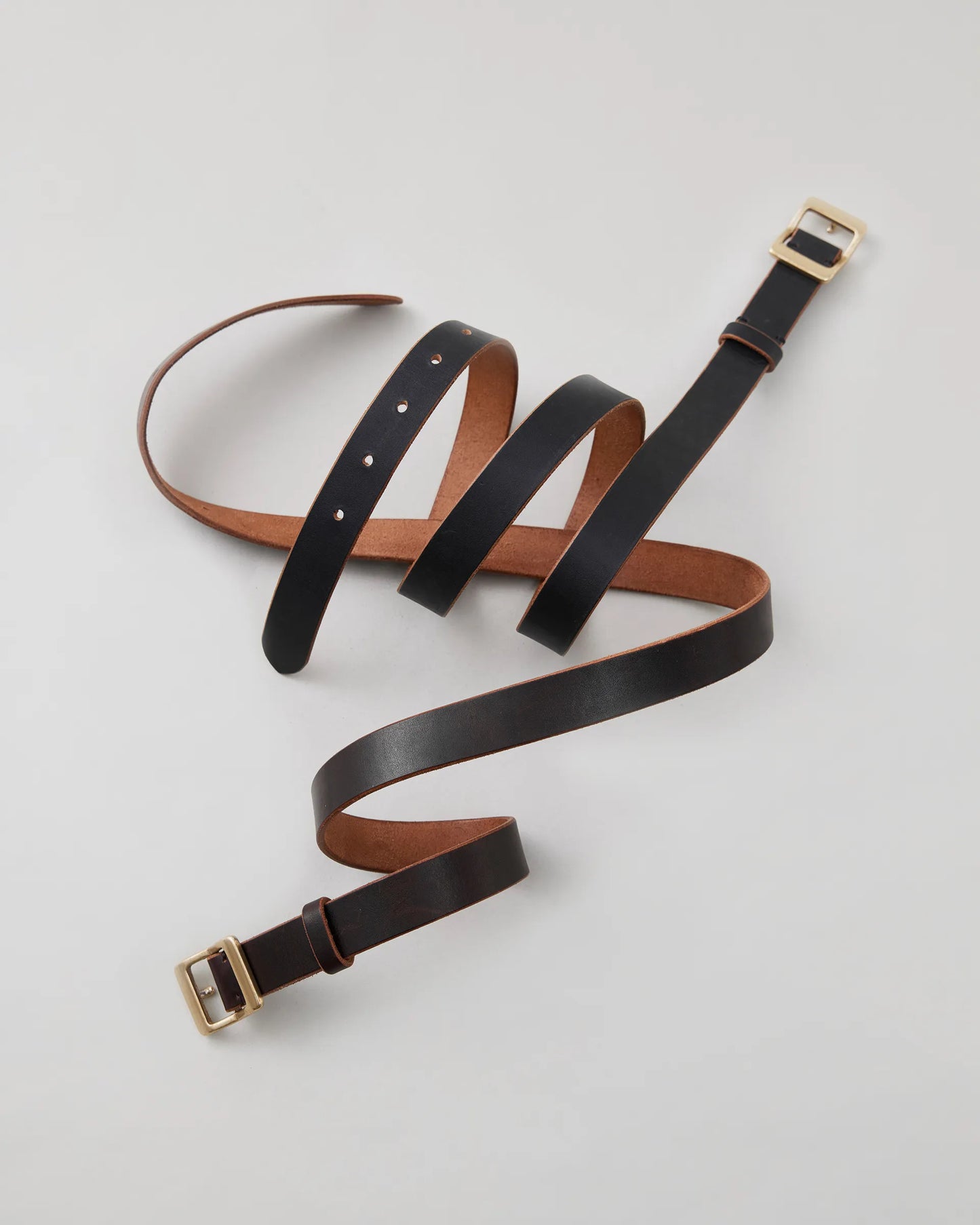 NICENESS 25AW CASE / Brown Core Oiled Cow Leather Belt